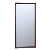Miroir danois moderne du milieu du siècle en palissandre, années 1960
