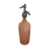 Bouteille siphon a eau de Seltz maison pontieux a calais xx siècle