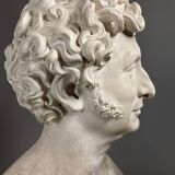 Plaster bust of a man