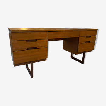 Teak desk by Gunther Hoffstead for Uniflex 1960