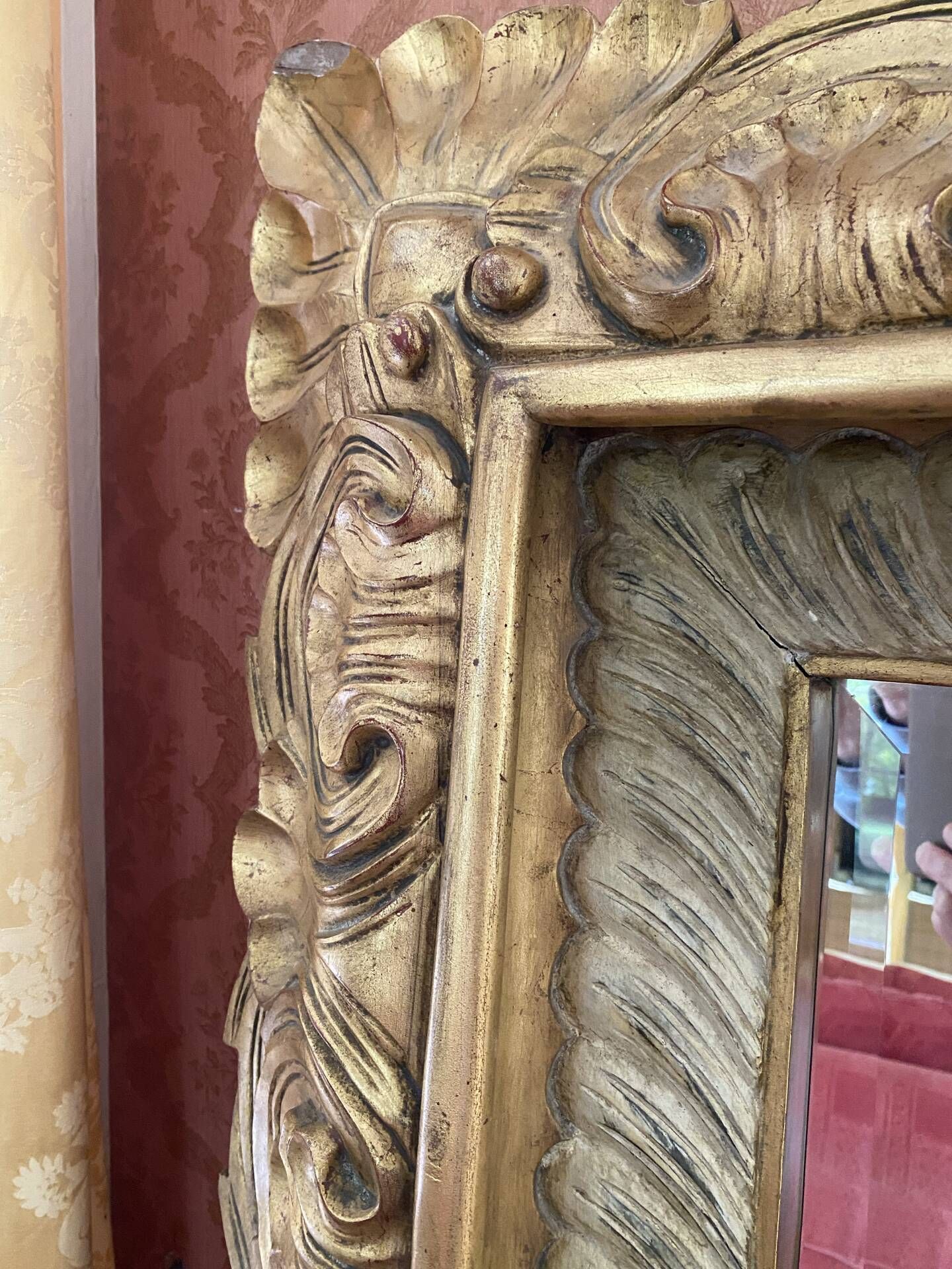 Gold Leaf Mirror