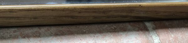 Miroir vintage 1960 en forme libre dite de rétroviseur