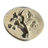 Dragon en plâtre par Walter De Buck