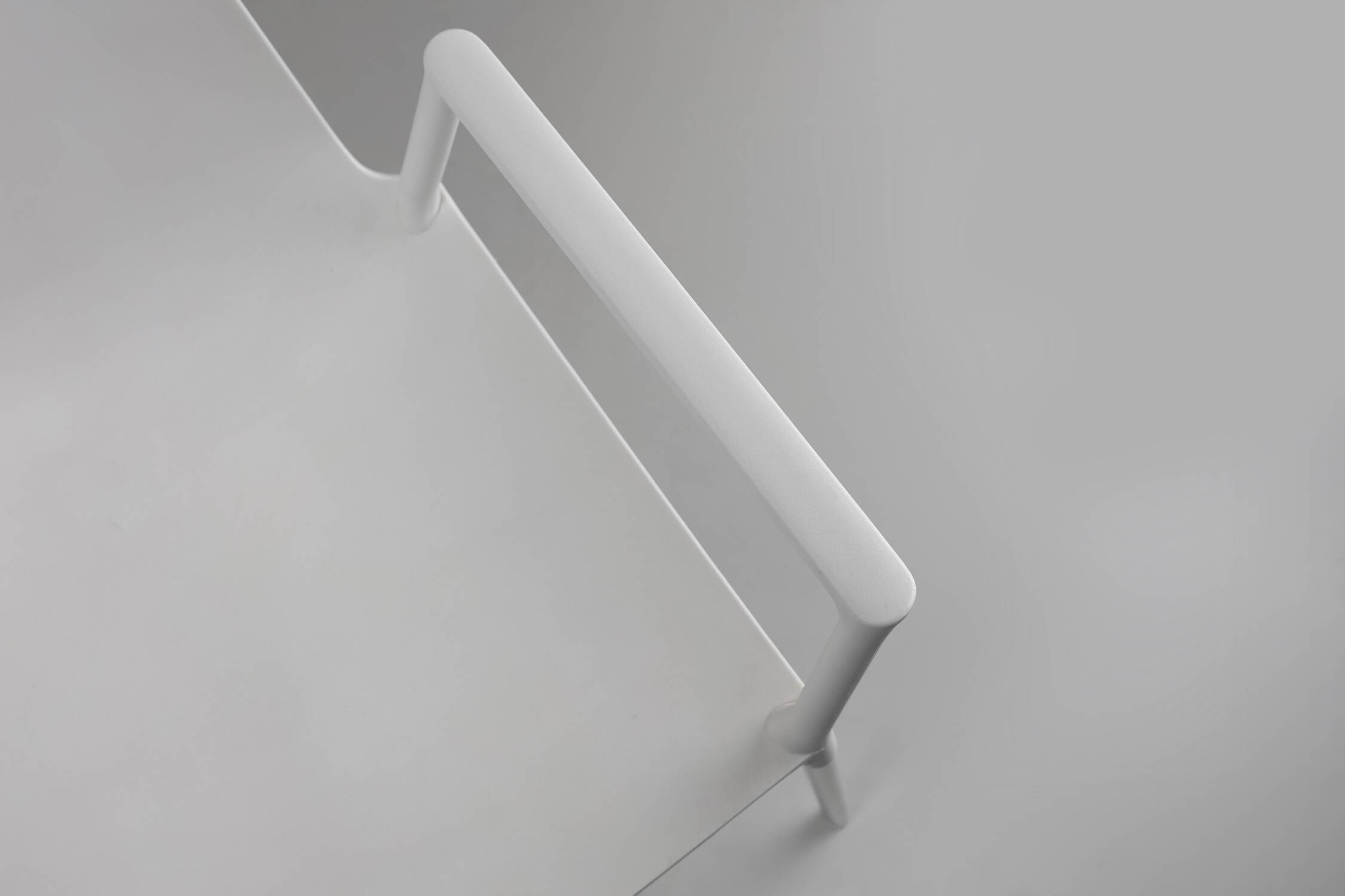 21th Century white design chair with armrests, Belgium