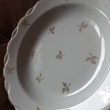 Set of 9 S&M fine porcelain soup plates
