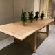 Table ferme poncée rallonges 260 cm