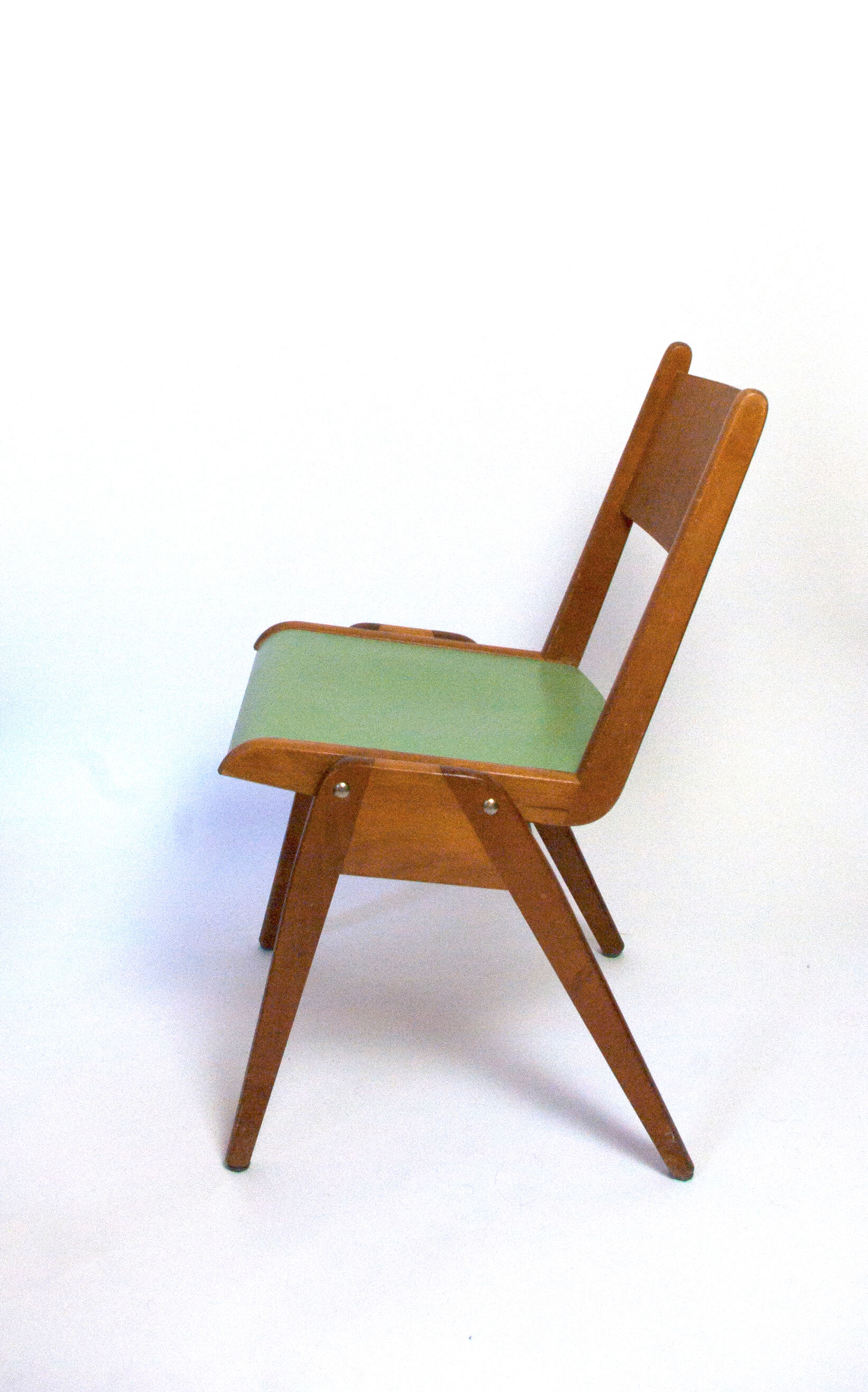 Scandinavian style wooden chairs