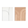 Pair of giclee prints, abstract wall art set of two, 50x70cm