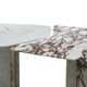 L.A. Studio Contemporary Modern Marble and Brass Italian Dining Table