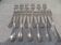 12 silver-plated oyster forks by Christofle Rubans Louis XVI