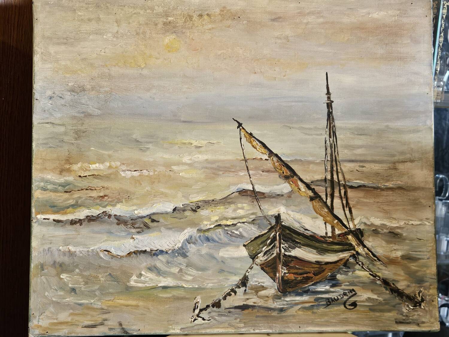 Bateau signé Baudrin