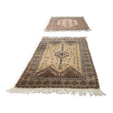 Old carpet from Fez Morocco - very tight wool 2m by 1m52 Very good condition
