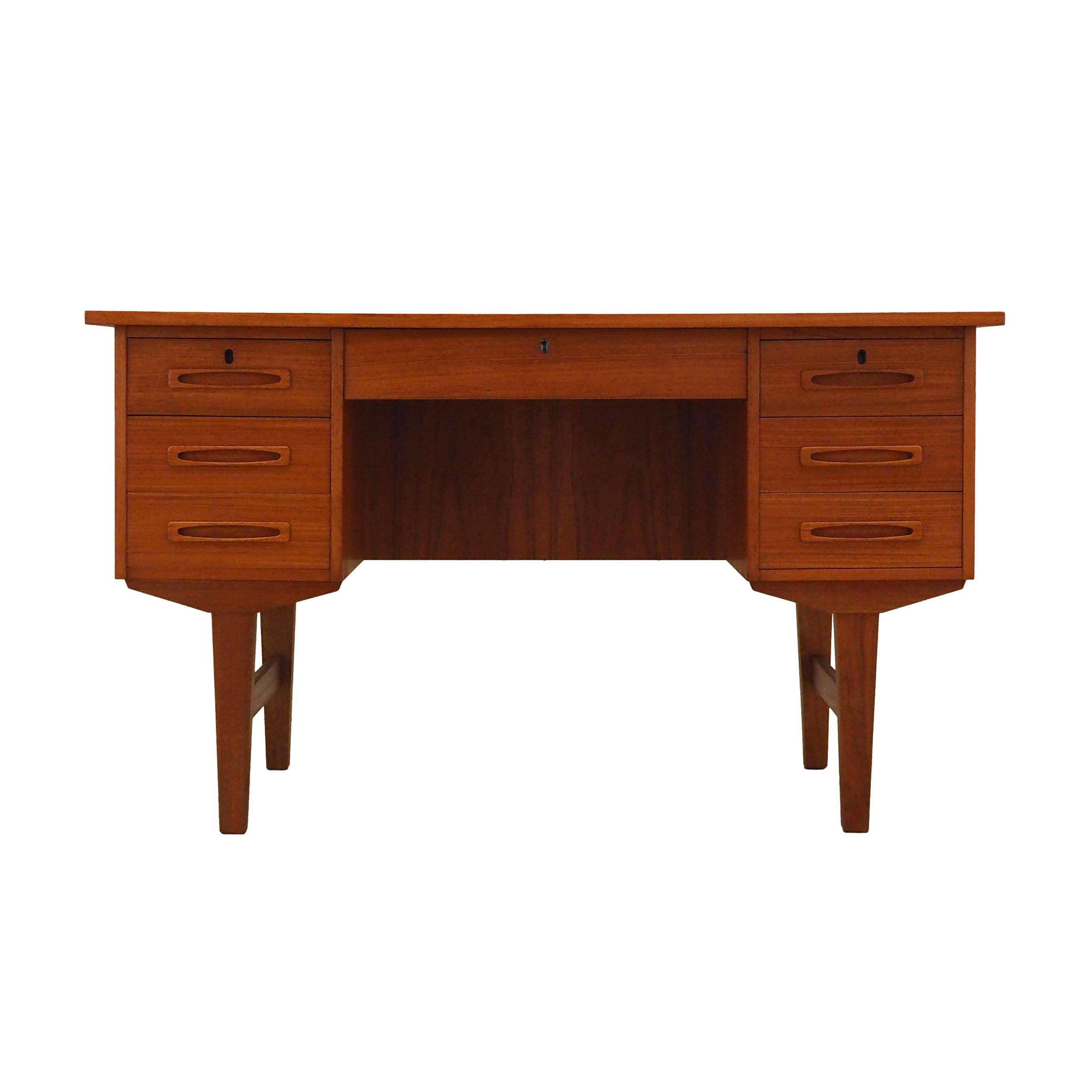 Teak desk, Danish design, 1960s, production: Denmark