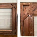 VERY LARGE FRAME 84*107 MONTPARNASSE SCULPTS PATINA - painting 61.5*85cm - 18kg