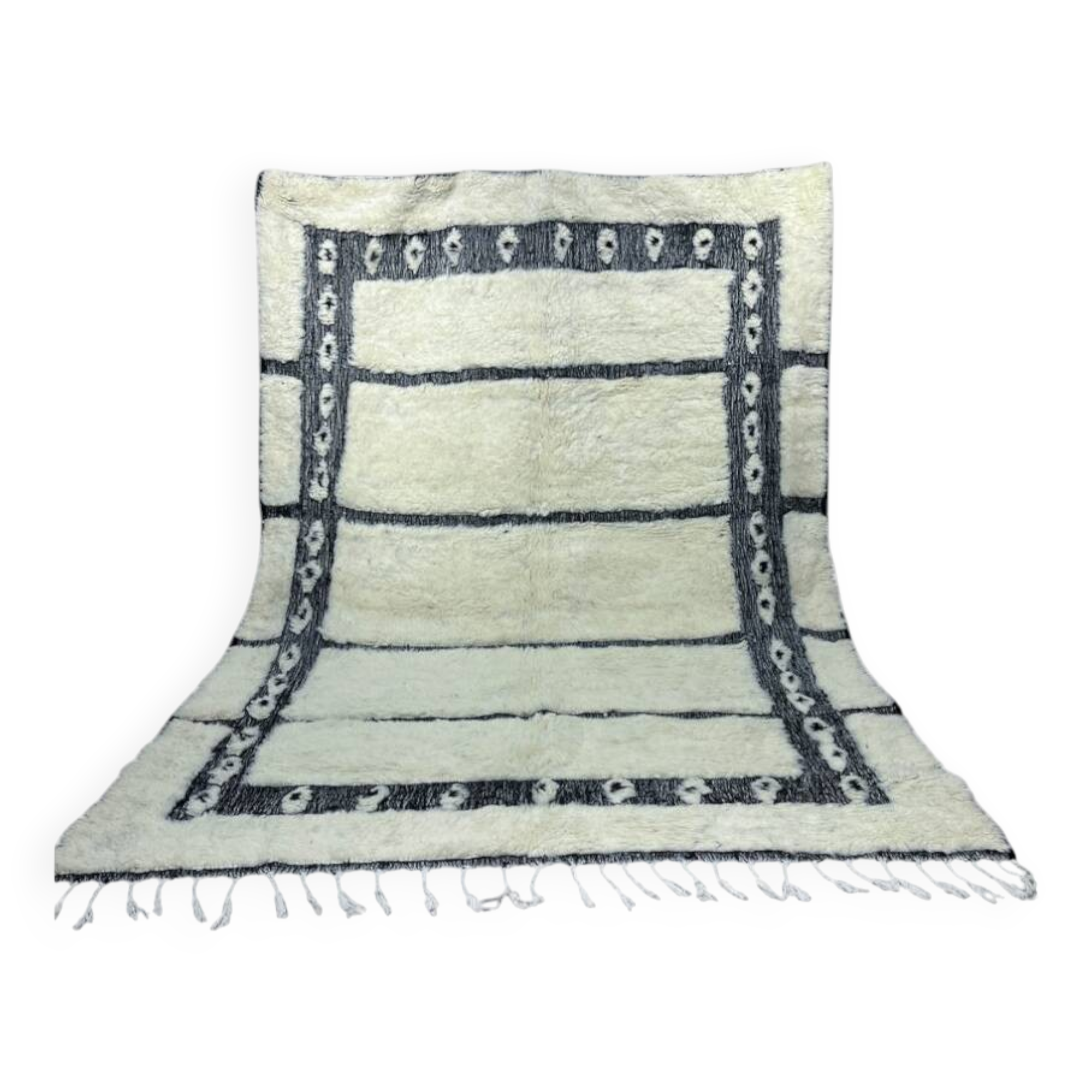 Grand tapis beni ouarine 3x2m