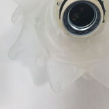 Flower gilded bronze lamp