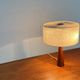 Lampe de table en teck minimaliste du milieu du siècle, années 1960