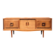 Sliding teak sideboard from the 1970s.