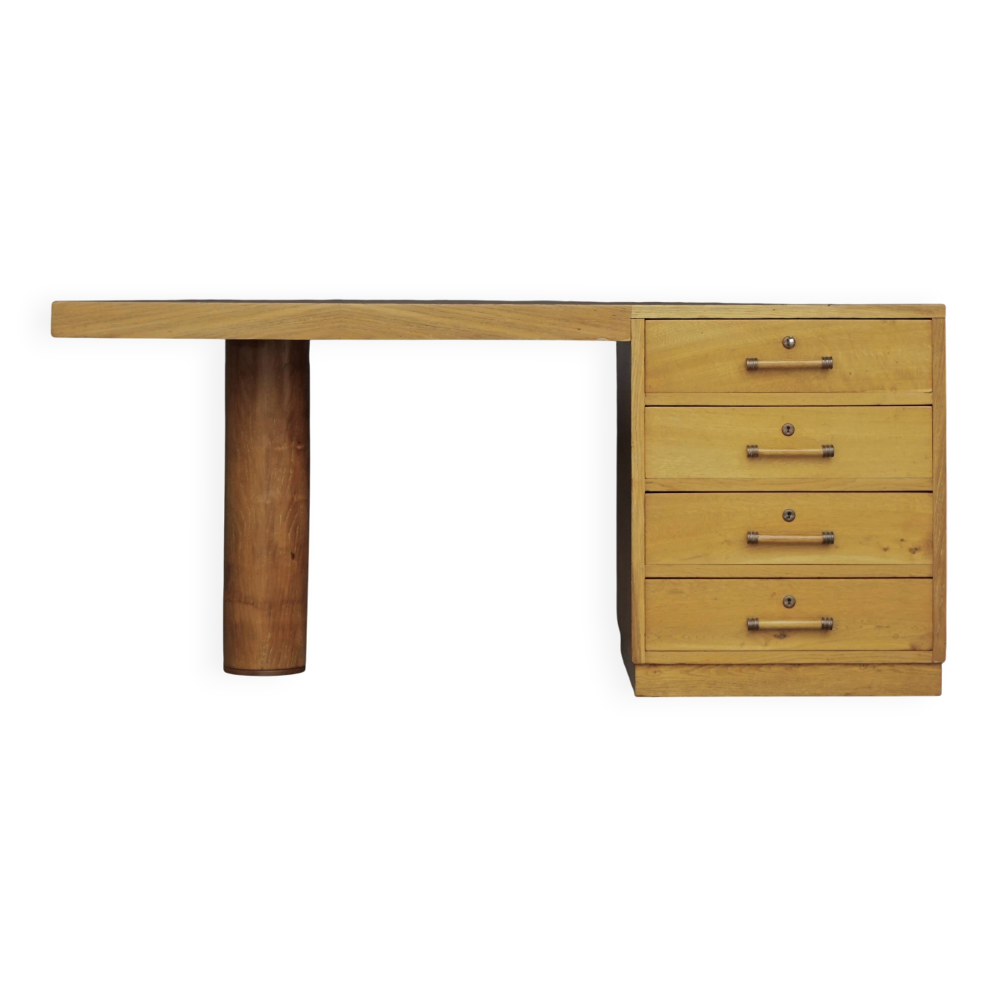 Exceptional Art Deco freestanding Desk. French 1930s