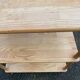 Étagère scandinave vintage en bois massif années 1980