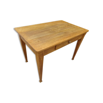 Petite table de ferme chêne massif