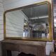 Louis Philippe style gilded mirror, mid-20th century, bevelled mirror.