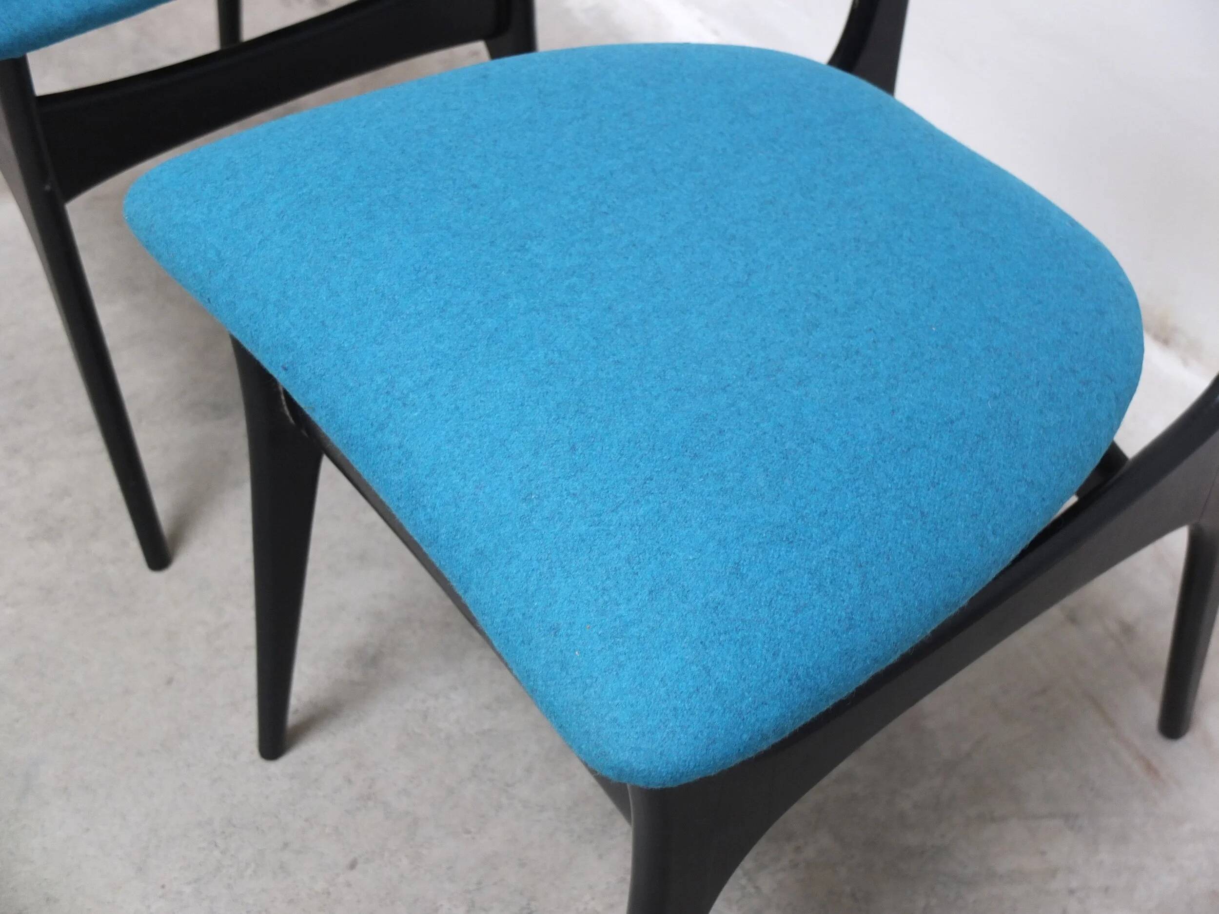 Set of 4 'S3' dining chairs by Alfred Hendrickx for Belform, 1950s