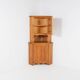 Axel Einar Hjorth ‘Lovö’ solid pine corner cabinet by Nordiska Kompaniet