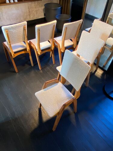Set de 6 chaises de Maurice Pré