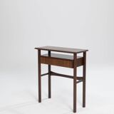 Palisander Scandinavian one-drawer Console, Denmark, 1960s