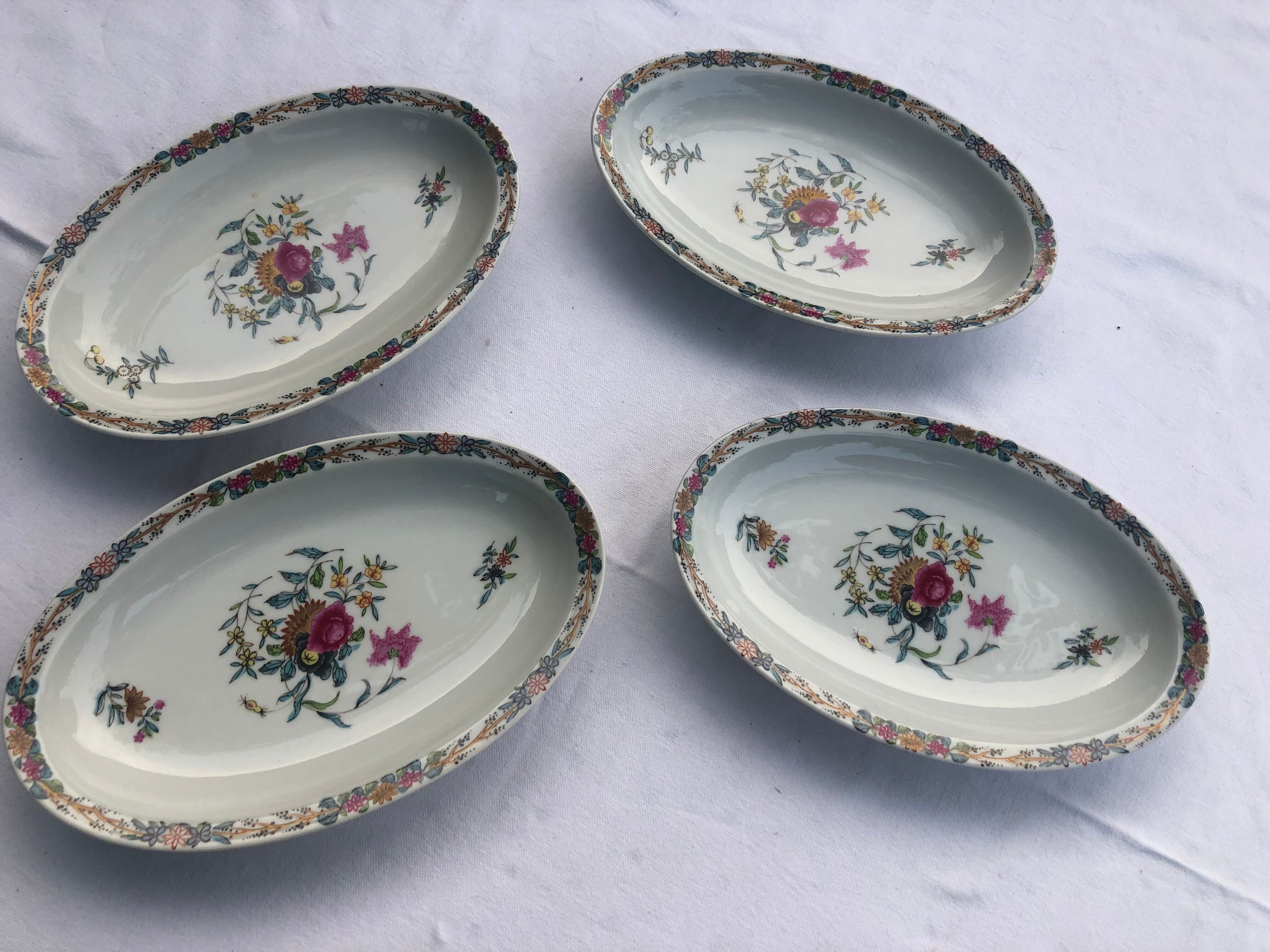 Set of 4 raviers habiland pondichery