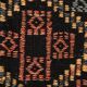 6x9 Pale Red & Yellow Geoemtric Kilim Rug, Handwoven Wool Antique Carpet