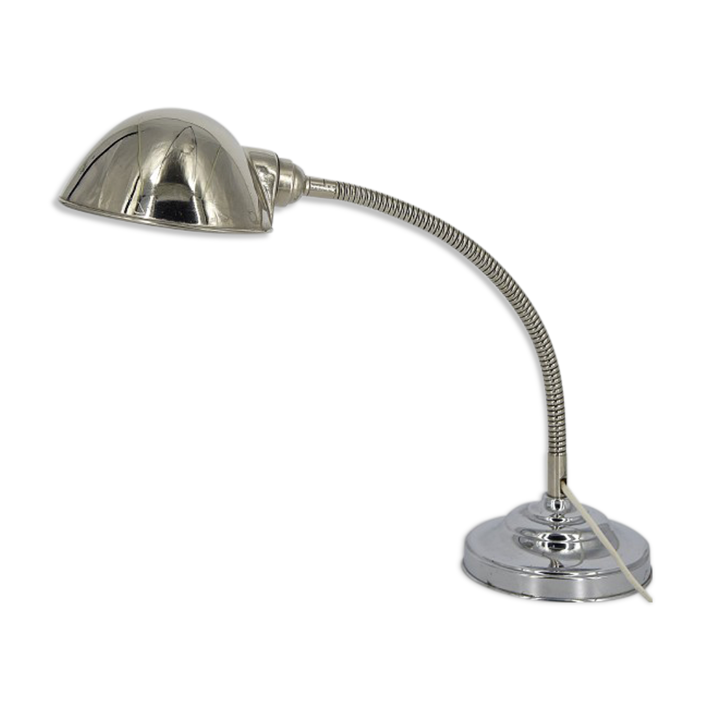 Vintage Scandinavian Chrome Desk Lamp, 1960s
