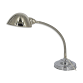 Lampe de bureau vintage en chrome scandinave, années 1960