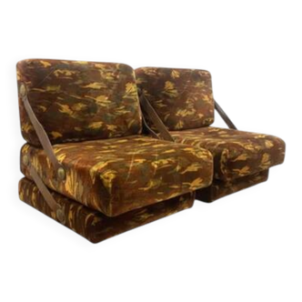 Fauteuils rétro, Tchécoslovaquie, années 1970 (lot de 2)