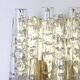 Pair of large Murano glass wall sconces by Doria, Germany, 1960s.