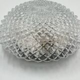 Molded glass ceiling light with pineapple decor