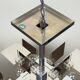 Vintage metal chandelier by Gaetano Sciolari, Italy, 1950s