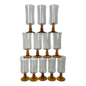 12 flûtes vintage 70