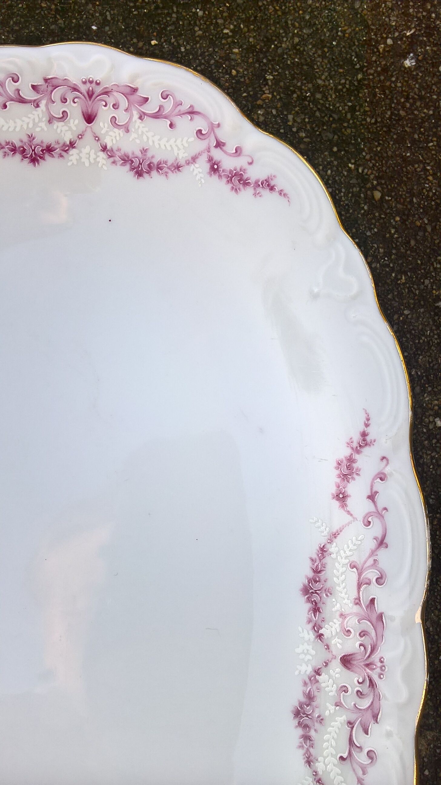 Lot de 2 raviers en porcelaine Schirnding