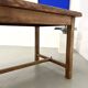 Antique farmhouse table in solid cherry wood