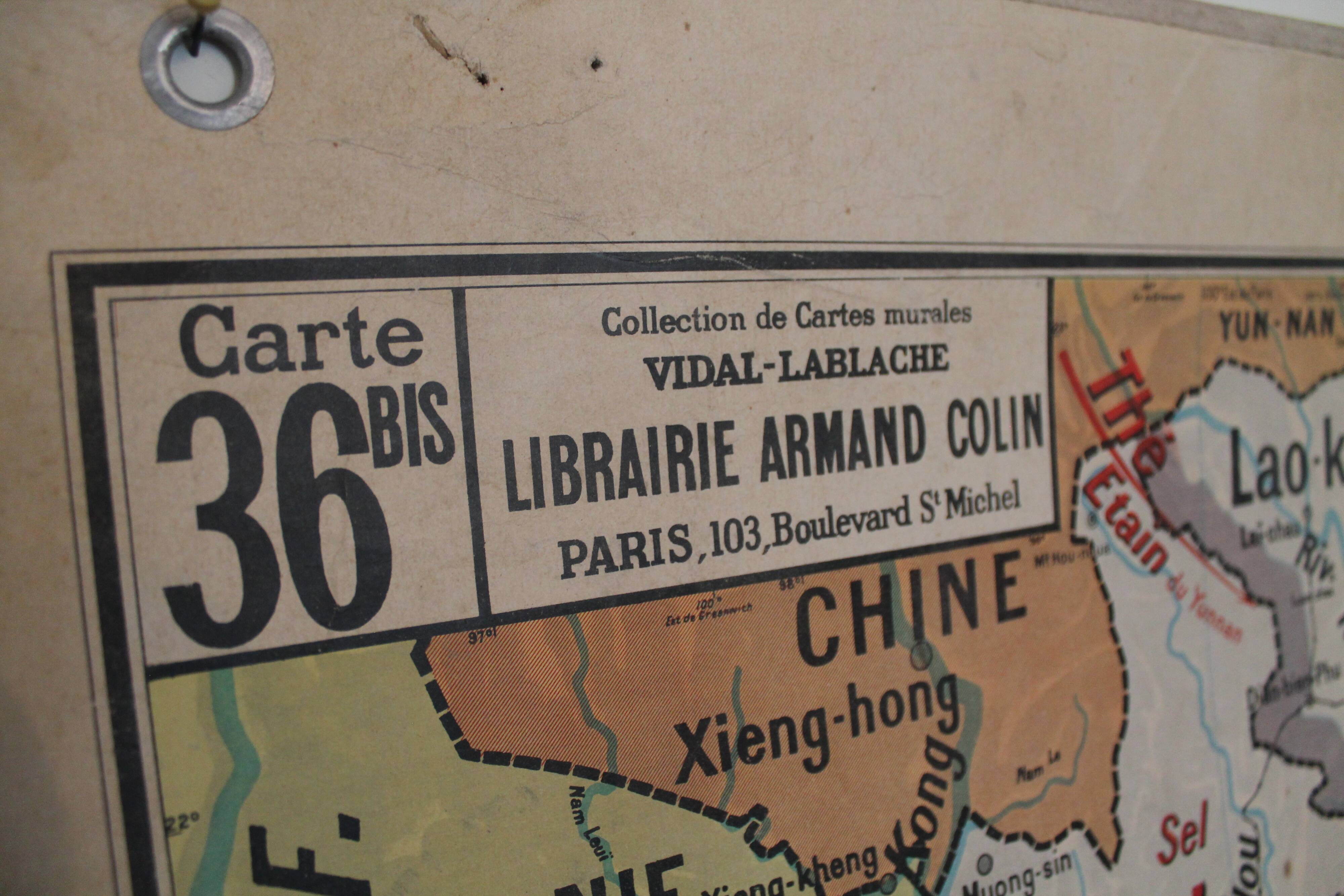 Old school map - Vidal Lablache No.36 bis