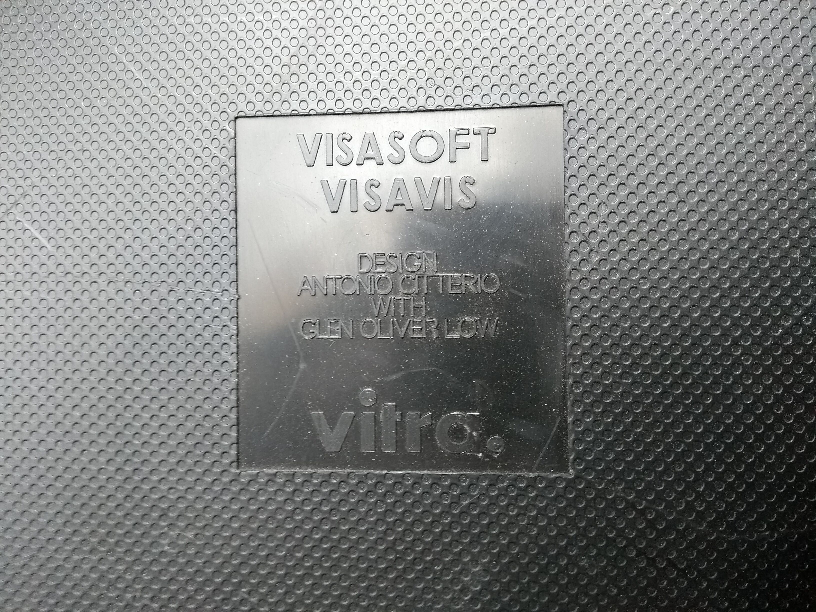 Antonio Citterio armchair leather and chromed steel Vitra edition