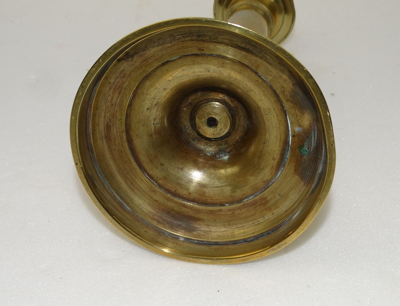 19th bronze brass candlestick