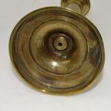 19th bronze brass candlestick