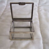 Crystal box and solid silver