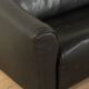 DS-47 three-seater sofa by de Sede, 1970s, black nappa leather