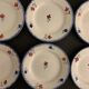 Lot de 6 assiettes plates Digoin Sarreguemines, modèle Mary Lou