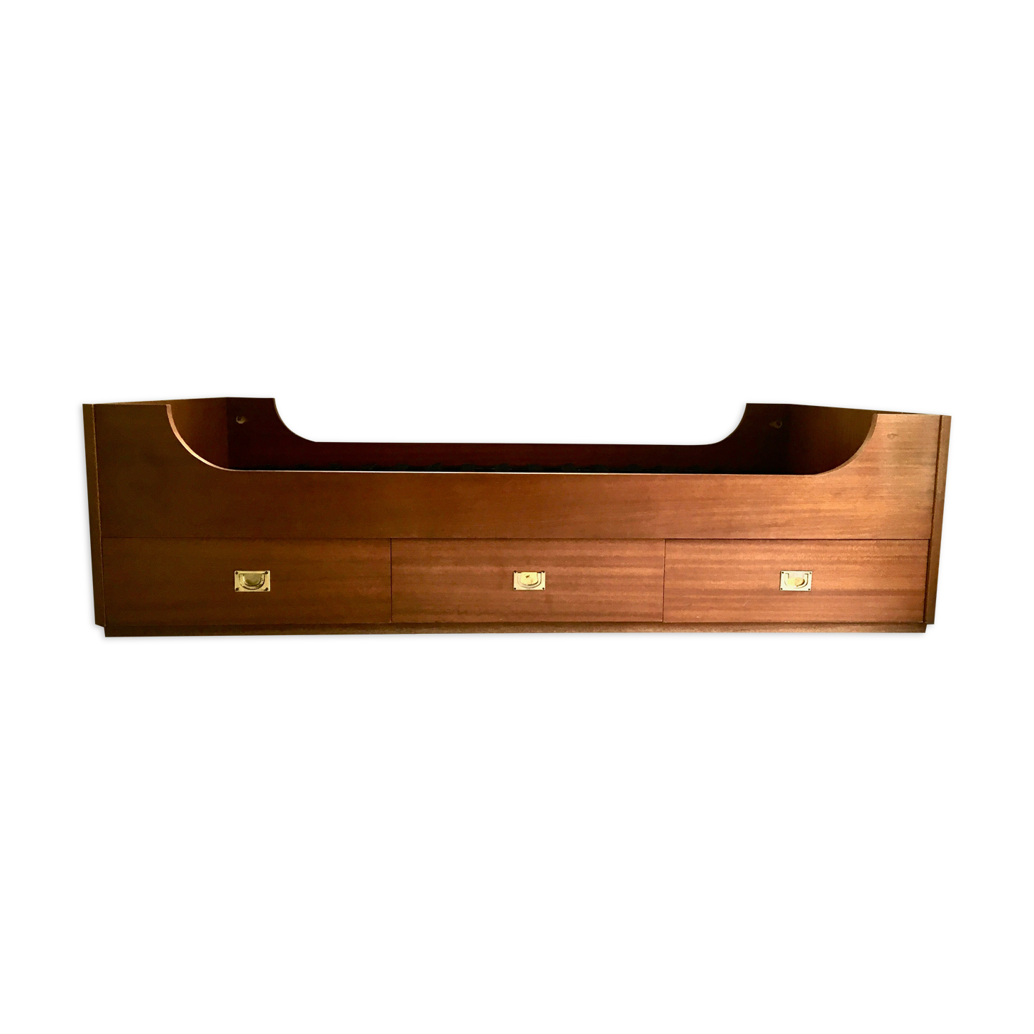 Scandinavian teak bed 70s-80s