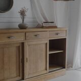 Old large pharmacy cabinet - profession / solid oak